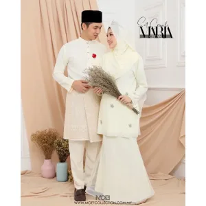 MOFF Bridal Set BAJU KURUNG Maria | Nikah Kahwin |Tunang | Full set Kurung Moden