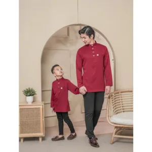MOFF BAJU Kurta Hareez In Maroon | slim fit | Kurta moden