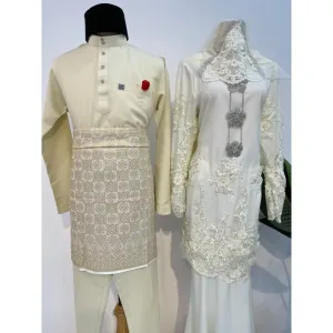 MOFF Bridal Set BAJU KURUNG Nuriz | Nikah Kahwin |Tunang | Full set Kurung Moden