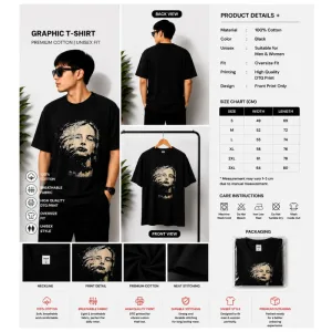 Face Graphic Oversize T-Shirt