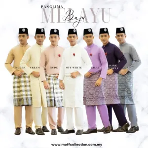 BAJU Melayu Moden Panglima 7 COLOUR | BAJU MELAYU DEWASA BY MOFF2U