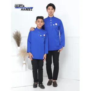 MOFF BAJU Kurta Hareez In Royal Blue