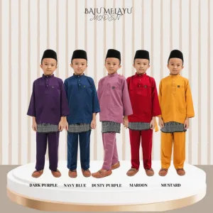 BAJU MELAYU MODEN BUDAK | BAJU MELAYU BUDAK | BAJU MELAYU KIDS