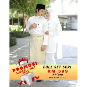 MOFF Bridal Set BAJU Kurung Seri | Nikah Kahwin |Tunang | Full set Kurung Moden