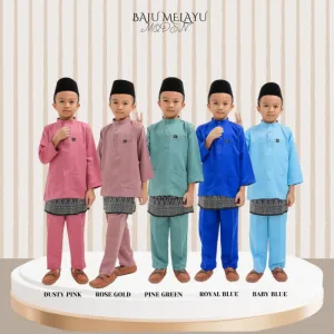 MOFF BAJU MELAYU Sakura Moden Kids | BAJU MELAYU BUDAK