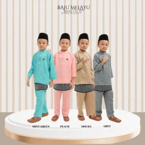 MOFF BAJU MELAYU Sakura Moden Kids | BAJU MELAYU BUDAK