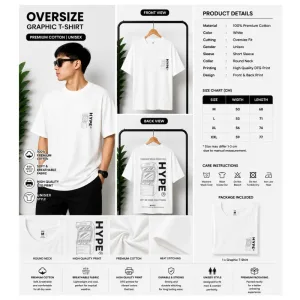 HYPE Graphic Oversize T-Shirt