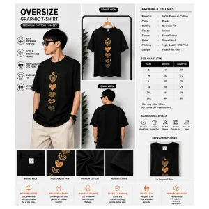 LOVE Graphic Oversize T-Shirt