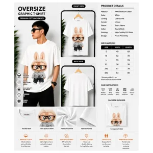 Bunny Graphic Oversize T-Shirt
