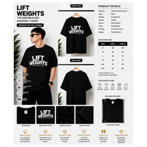 Lift Weights Oversize T-Shirt