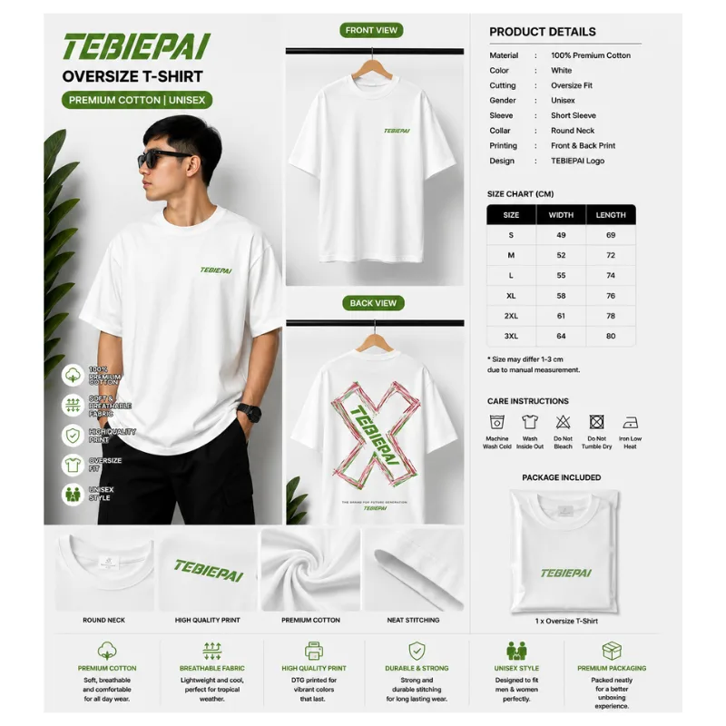 TEBIEPAI OVERSIZE T-SHIRT thumbnail 2