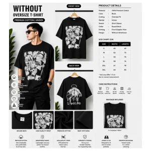 WITHOUT OVERSIZE T-SHIRT