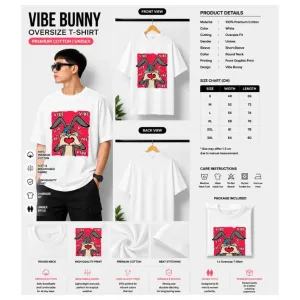 Vibe Bunny Oversize T-Shirt