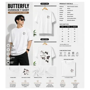 Butterfly Oversize T-Shirt