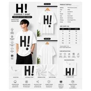 H! Oversize T-Shirt