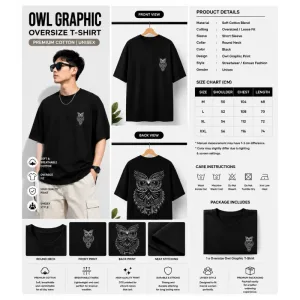 Owl Graphic Unisex T-Shirt