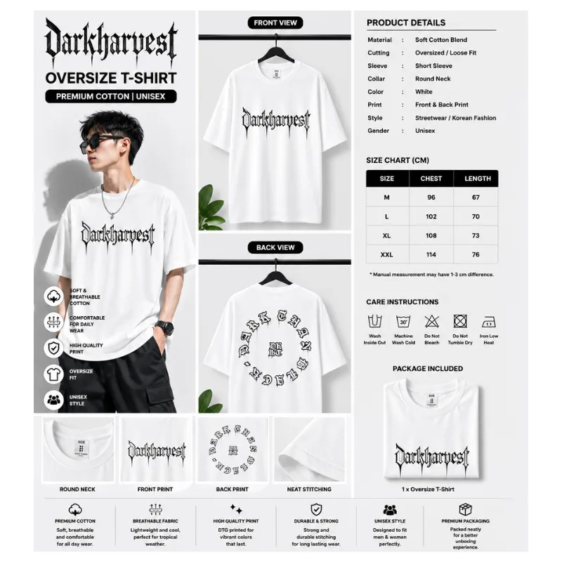 Darkharvest Oversize T-Shirt thumbnail 2