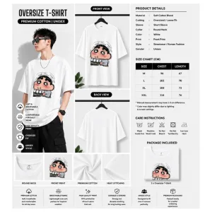 Shinchan Cartoon Oversize T-Shirt