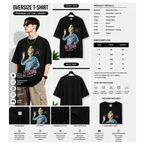 No Drama Girl Oversize T-Shirt