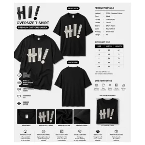 HI! Oversize T-Shirt