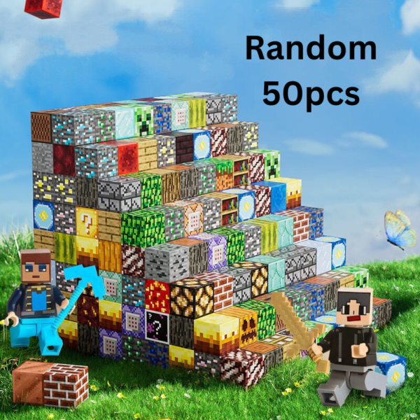129 Magnetic Block World - Random 50pcs