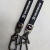 JY Solution Hub Keychain Strap (Metal Hook) – Black
