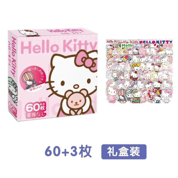 Cartoon Sticker Box-60 pcs
