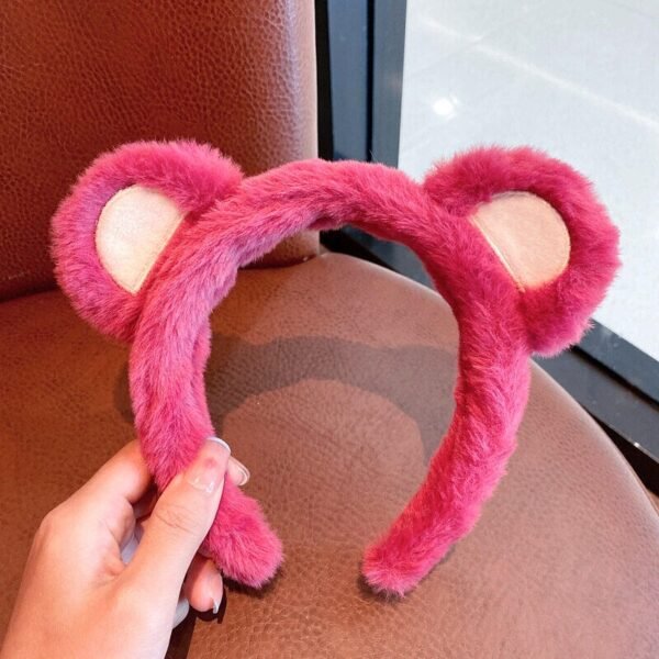 Strawberry Bear Plush Headband