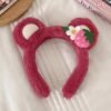 Strawberry Bear Plush Headband