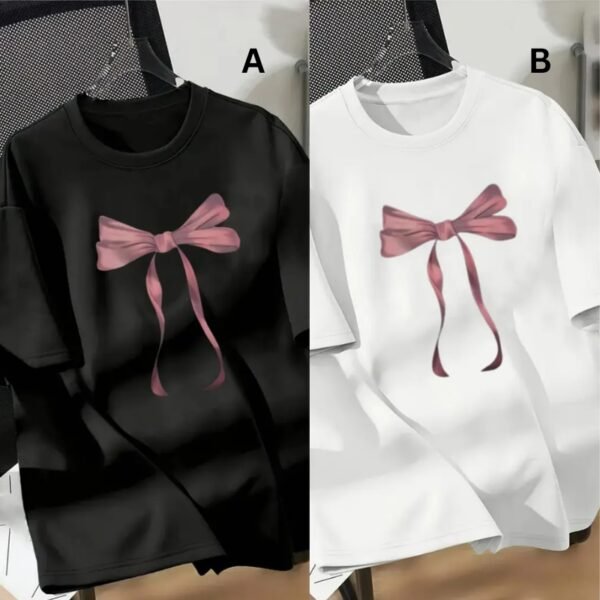 Butterfly Ribbon Printed T-shirt