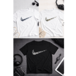 Minimal Curve Logo T-Shirt