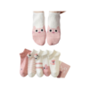Cute Pastel Ankle Socks (5 Pairs / Set)