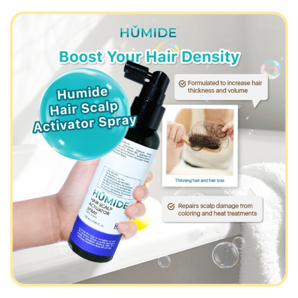 HUMIDE Hair Scalp Activator Spray | Hair Tonic for Scalp Repair & Growth (120 ml)