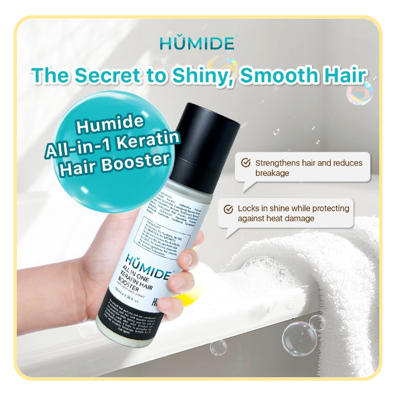 3-5.png HUMIDE All-in-One Keratin Hair Booster Hair Perfume Spray | 3-in-1 Repair, Moisture & Shine (100 ml) - Image 1