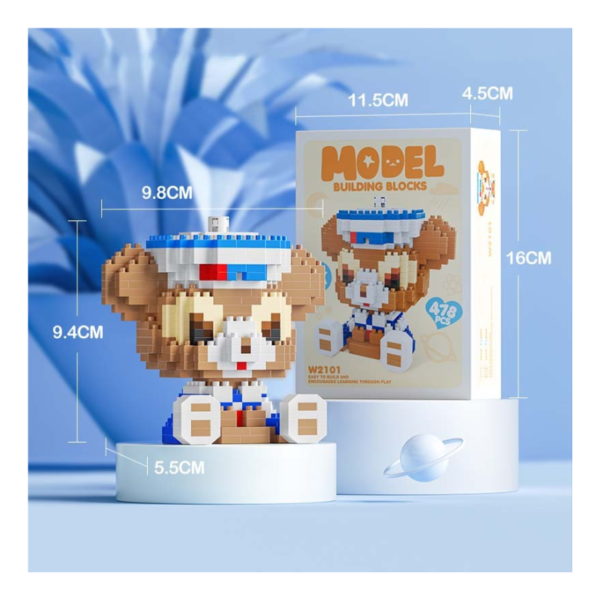 Mini Brick Model Figure