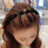 Clip Flocking Braided hairband