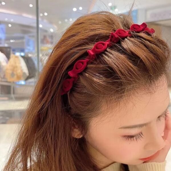 Clip Flocking Braided hairband