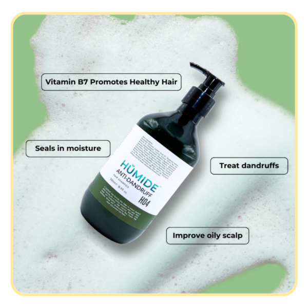 HUMIDE Anti-Dandruff Hair Shampoo | For Oily, Itchy & Combination Scalp (500 ml)