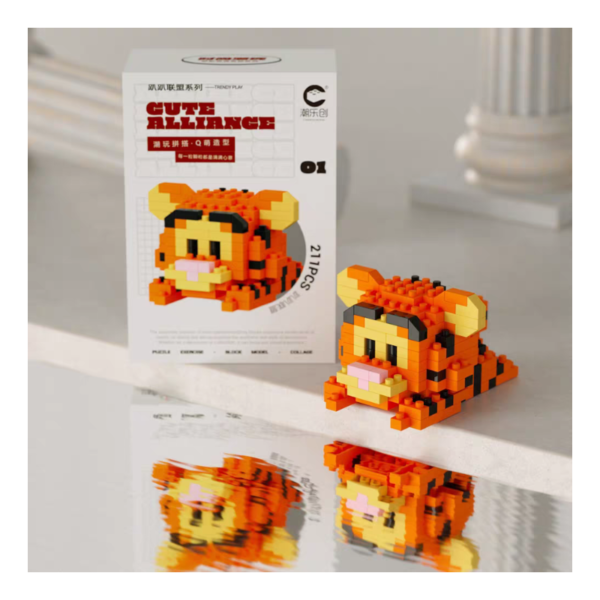 Mini Block Animal Series – 3D Cute Character Building Set