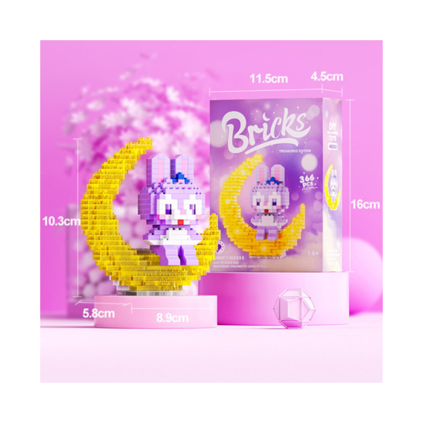 Bricks Moon Series – Cute Character Micro Block Building Set