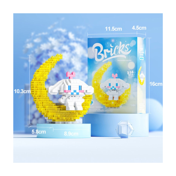 Bricks Moon Series – Cute Character Micro Block Building Set