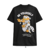 Black Garfield & Typography T-Shirt Collection