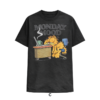 Black Garfield & Typography T-Shirt Collection