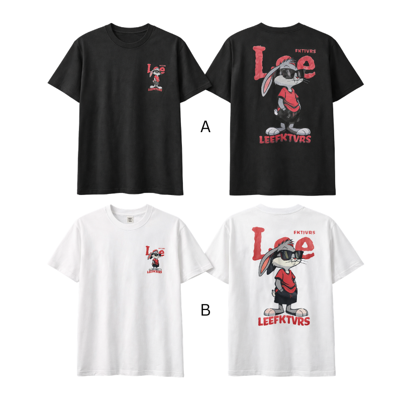 465-4.png Unisex Streetwear Graphic Rabbit T-Shirt - Image 1