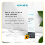 HUMIDE All-in-One Keratin Hair Booster Hair Perfume Spray | 3-in-1 Repair, Moisture & Shine (100 ml) - Image 4