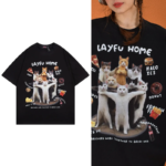 Harajuku Cute Cat T-shirt