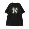 Flower Bow Printed T-shirt