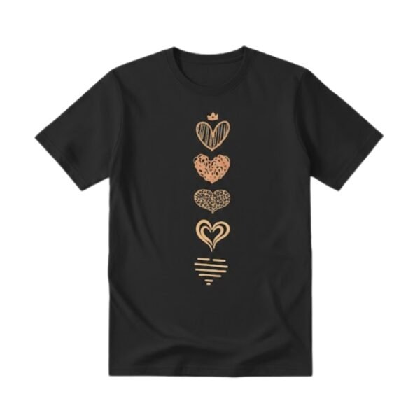 Leopard Heart Print T-shirt