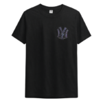 Men’s Black Cotton T-Shirt – Minimal Chest Logo Design - Image 5