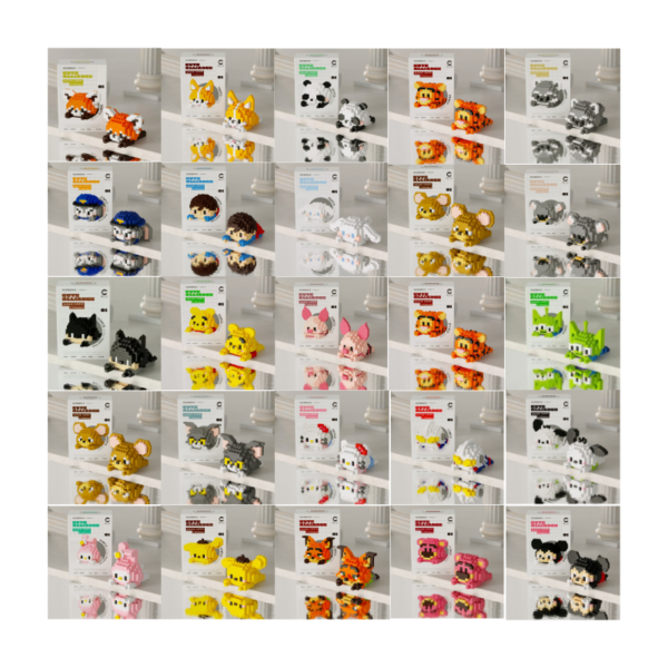 Mini Block Animal Series – 3D Cute Character Building Set